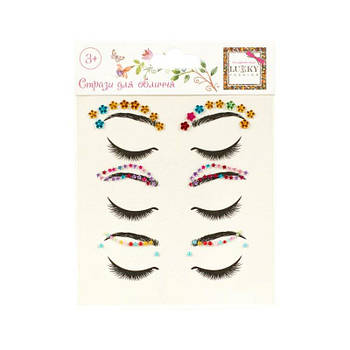 Стрази для обличчя "Діамантові стрілки" T20934 G-Rich