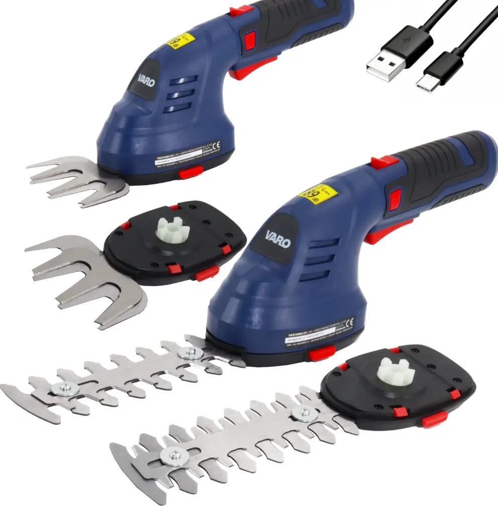 Кущоріз акумуляторний триммер для трави 2в1 VARO, фото 1