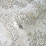 Шпалери вінілові 10 × 0.53 м 5766-05, класичні з орнаментом для спальні, вітальні, кабінету, фото 5
