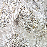 Шпалери вінілові 10 × 0.53 м 5766-05, класичні з орнаментом для спальні, вітальні, кабінету, фото 9