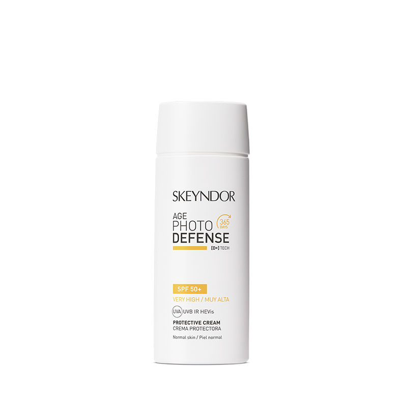 Захисний крем для обличчя для нормальної шкіри SPF50+ Skeyndor Age Photo Defense SPF50+