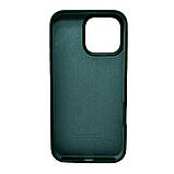 Чохол для iPhone 16 Pro Max Silicone Full Case Open Cam, Atrovirens, фото 2