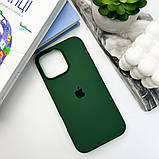 Чохол для iPhone 16 Pro Max Silicone Full Case Open Cam, Atrovirens, фото 6