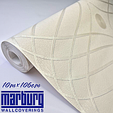 Шпалери вінілові 10.05 × 1.06 м Marburg 97718, бежеві в спальню, вітальню, коридор, фото 3