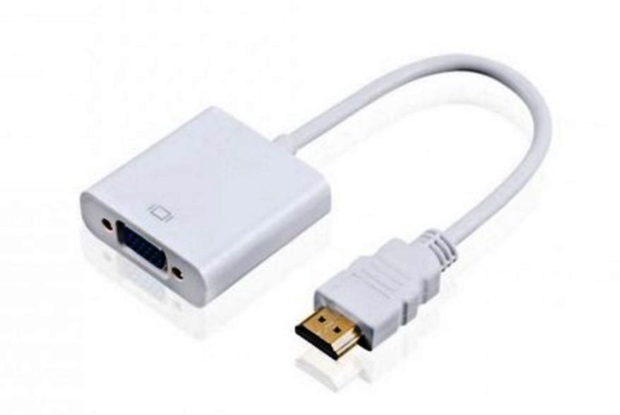 Перехідник HDMI на VGA ST-Lab (U-990 white) (з кабелями аудіо та живлення), фото 1
