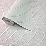 Шпалери вінілові 10.05 × 1.06 м Marburg 97716, сірі для спальні, вітальні, кухні, коридору, ванної кімнати, фото 2