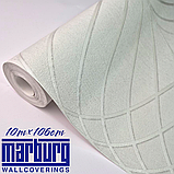 Шпалери вінілові 10.05 × 1.06 м Marburg 97716, сірі для спальні, вітальні, кухні, коридору, ванної кімнати, фото 3