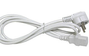 Кабель живлення 220В для комп'ютера 1,8 м 0.75 мм2 Cablexpert (PC-186W-VDE)
