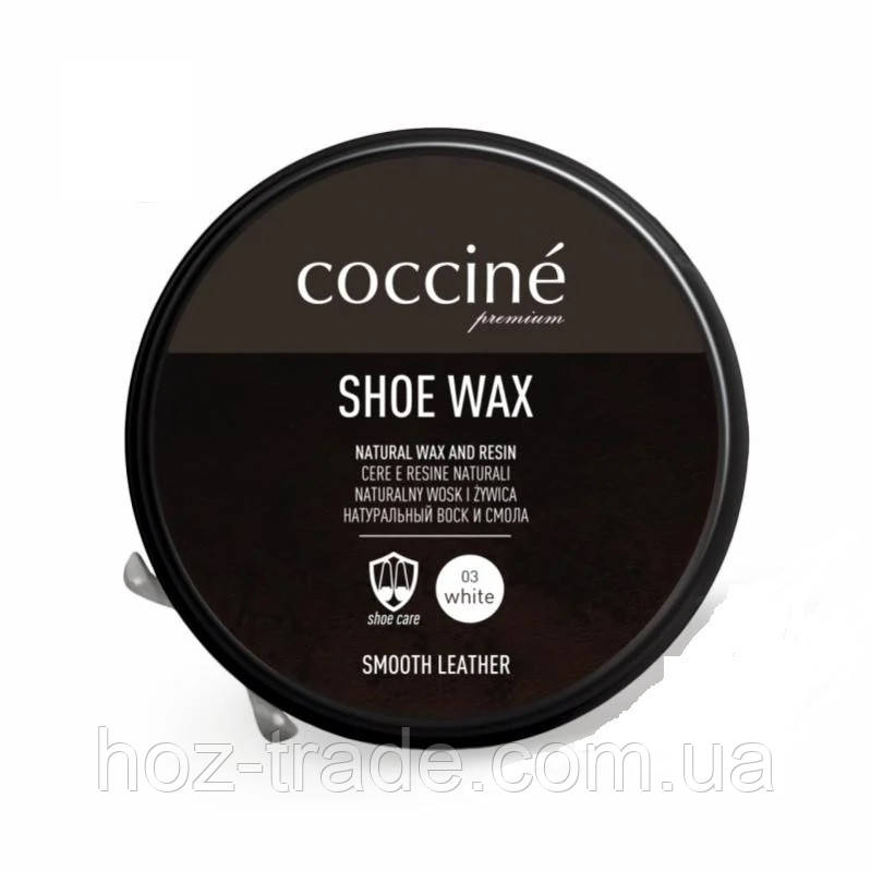 ВОДК ДЛЯ ОБУВІ COCCINE WAX білий 40 г.