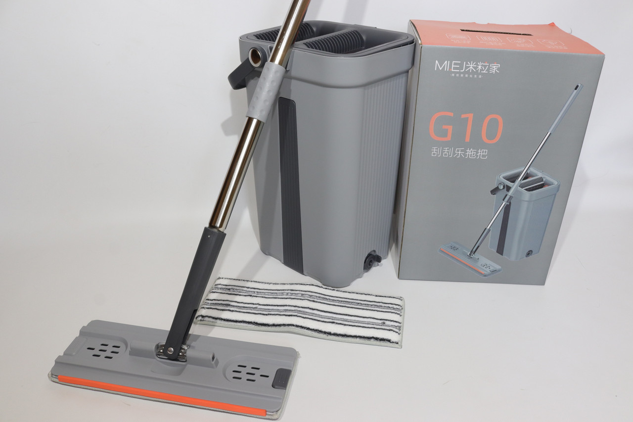 Швабра з відром 10л та автоматичним вертикальним віджимом G10 арт. 034/610, фото 1