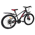 Велосипед підлітковий 24" SPARK DELIGHT алюміній, рама 12", фото 4