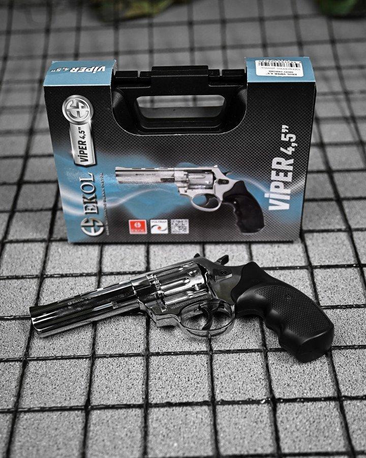 Револьвер Ekol Vipel 4,5" silver ДГ6110