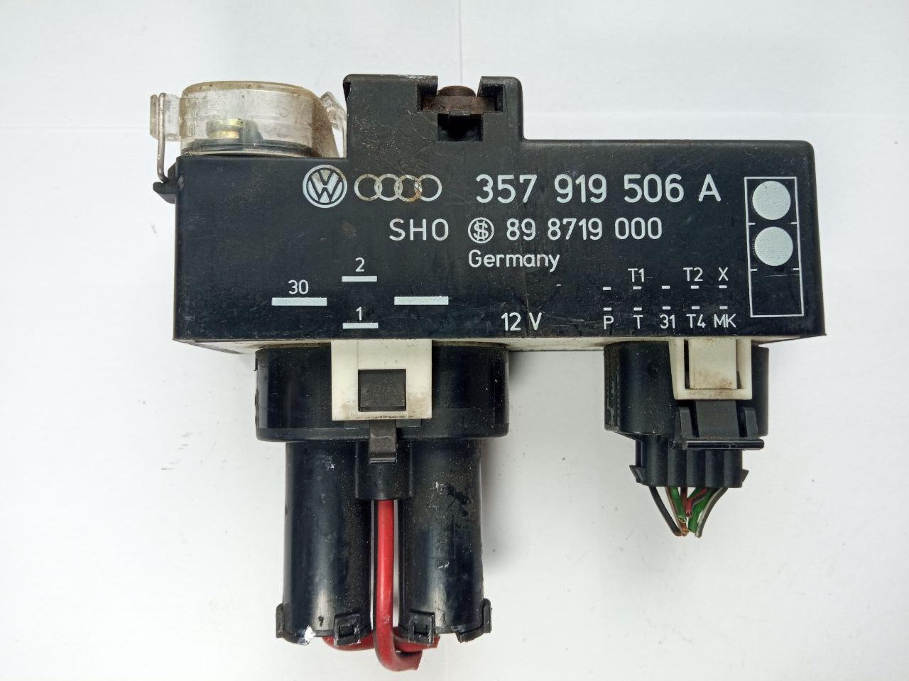 Електронний блок керування вентилятором Volkswagen Passat 35i 2.0 / Audi SHO 357 919 506 A / 357919506A / 89 8719 000 / 898719000