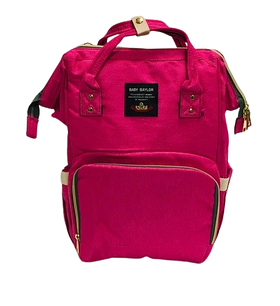 Сумка-рюкзак Малинова для мами з термовідділеннями