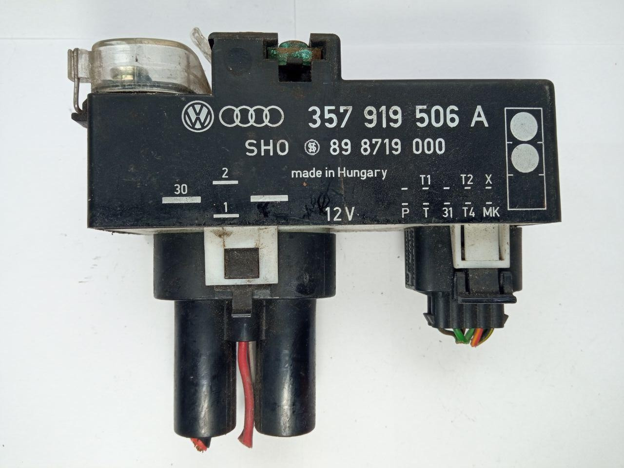Електронний блок керування вентилятором Volkswagen Golf3 / Audi SHO 357 919 506 A / 357919506A / 89 8719 000 / 898719000