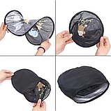 Універсальна дитяча сонцезахисна шторка для авто, анти-UV, без присосок, 2шт, фото 6