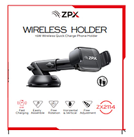 Бездротовий тримач із функцією швидкого заряджання 15 W ZPX Wireless Holder ZX-2114 iC227