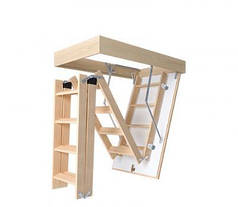 Чердачна драбина BUKWOOD Long Eco — 130*80*340