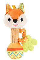 М’яка дитяча іграшка-пищалка з прорізувачем "Лисичка"