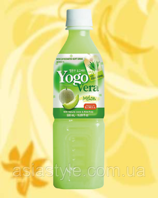 Напій Yogo Vera диня, Напій Yogo Vera диня, Yogo Vera melon drink, Wang, 500 мл, Корея, HB