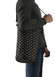 Сумка-мішок з карабінами 40×18 см