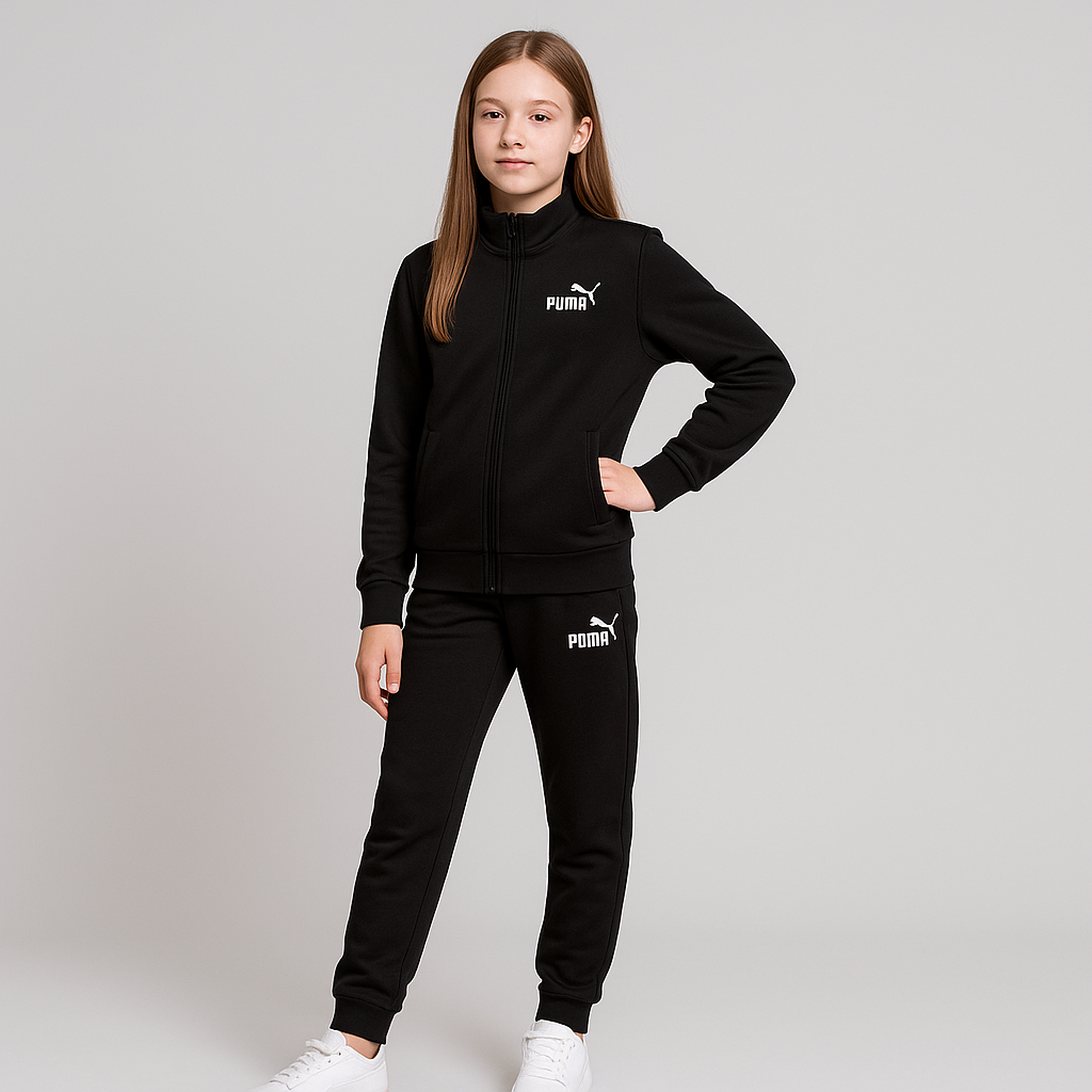 Спортивний Костюм на дівчинку 122, 140, 146, 158 см 003493 Чорний