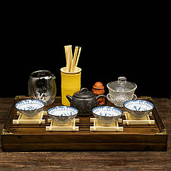 Набір посуду для чайної церемонії "Мінфен Шу-мень" на 4 персони