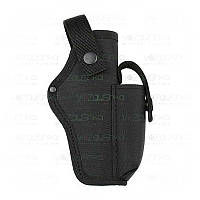 Кобура поясна для ТТ з чохлом для магазину синтетична жорстка чорна
