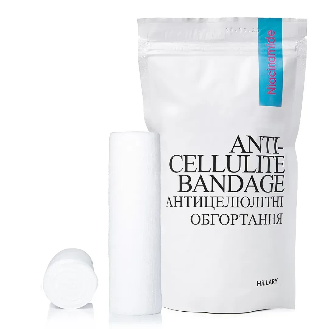Антицелюлітні моделюючі обгортання для тіла з ніацинамідом Hillary Niacinamide Cold Slim, фото 1