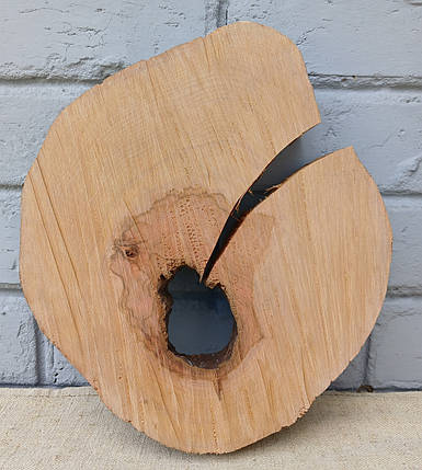 Зріз дерева для випалювання та творчості, d 270х230мм., фото 1