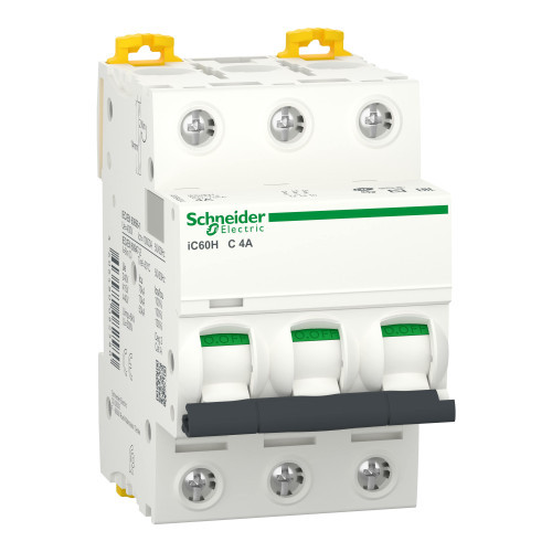 Авт. вимикач Schneider Electric Acti 9 iC60N(H) 3p 4A C 10kA A9F84304