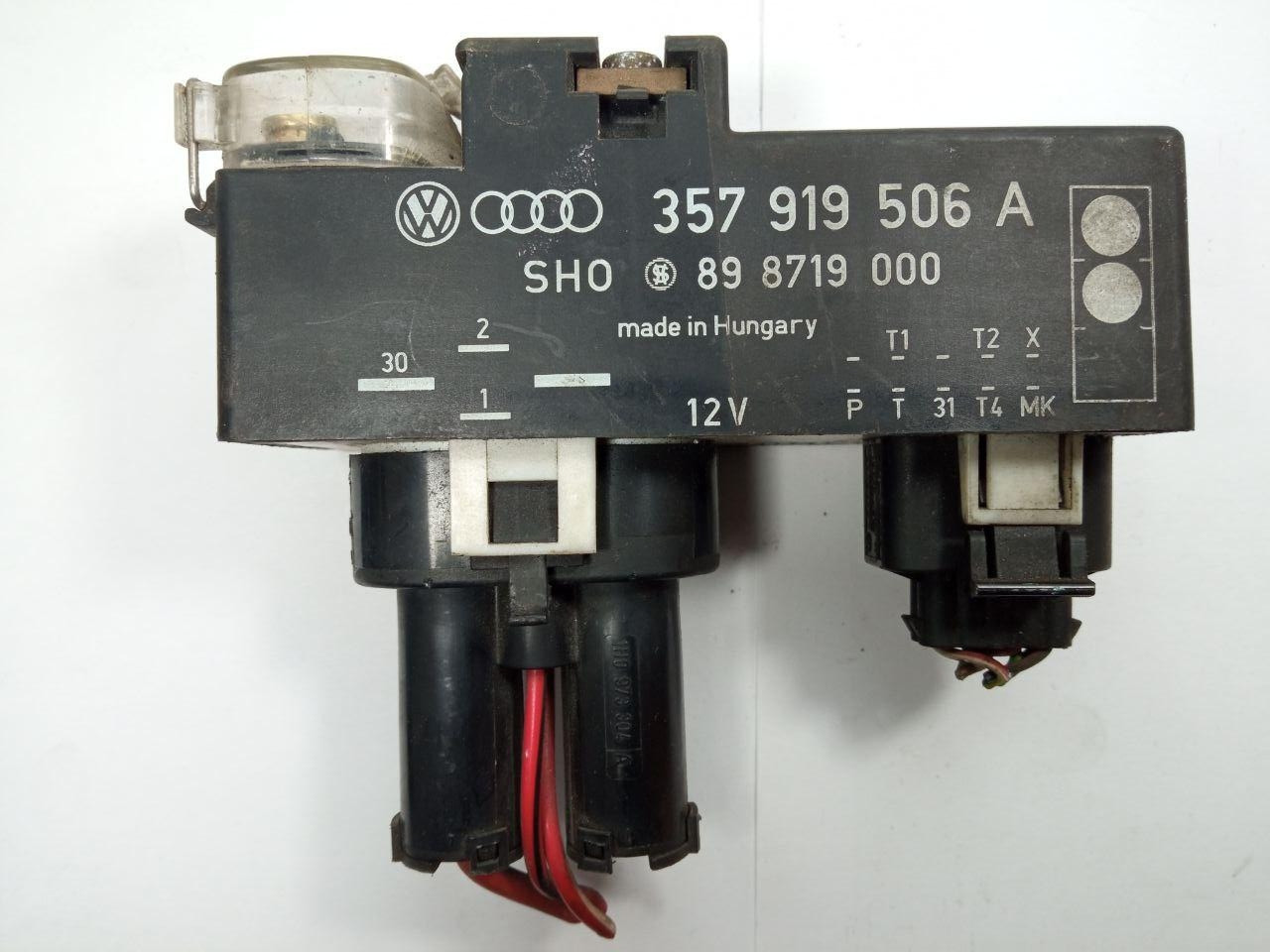 Електронний блок керування вентилятором Audi / Volkswagen Polo 6N 357 919 506 A / 357919506A / 89 8719 000 / 89871900