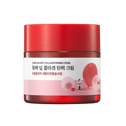 Крем з колагеном ROUND LAB Camellia Deep Collagen Firming Cream, 50 ml, фото 1