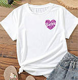 Термонаклейка на одяг "серце Barbie", фото 2