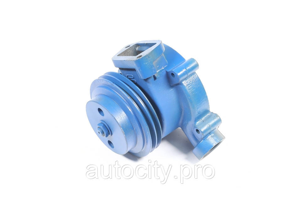 Насос водяний 740.1307010-11 (шків 2 струмки, УРАЛ з дв. КамАЗ) АВТО-СОЮЗ, фото 1