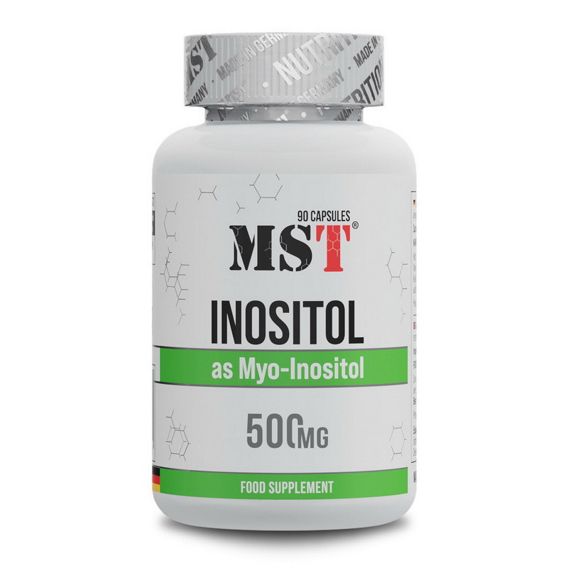 MST Inositol 500 mg, 90 капсул, Інозитол, фото 1