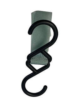 Універсальні знімні гачки з липучкою 10 штук блакитний — для сумок, пакетів, кемпінгу або дитячого візка