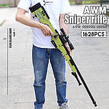 Дитячий конструктор "Снайперська гвинтівка AWM" Mould King 14010, стріляє після збирання, 1628 деталей, фото 8