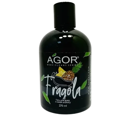 Гель для душу Fragola з соком ананаса, 270 мл, AGOR