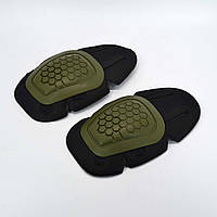 Вставні тактичні наколінники G4 соти олива