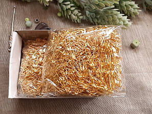 Шпильки Англійські золото 19 мм 2000 штук в уп., фото 1