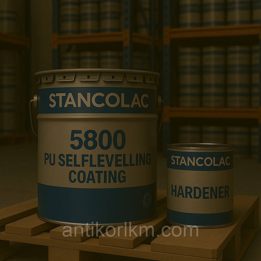 Поліуретанова Самовирівнююча Наливна Підлога PU 5800 SELFLEVELLING COATING STANCOLAC, 9КГ/10КГ + 2,5КГ