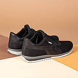 Сітчасті чоловічі кросівки сітка літо чорні, літні текстильні кросівки тканинні легкі, фото 6