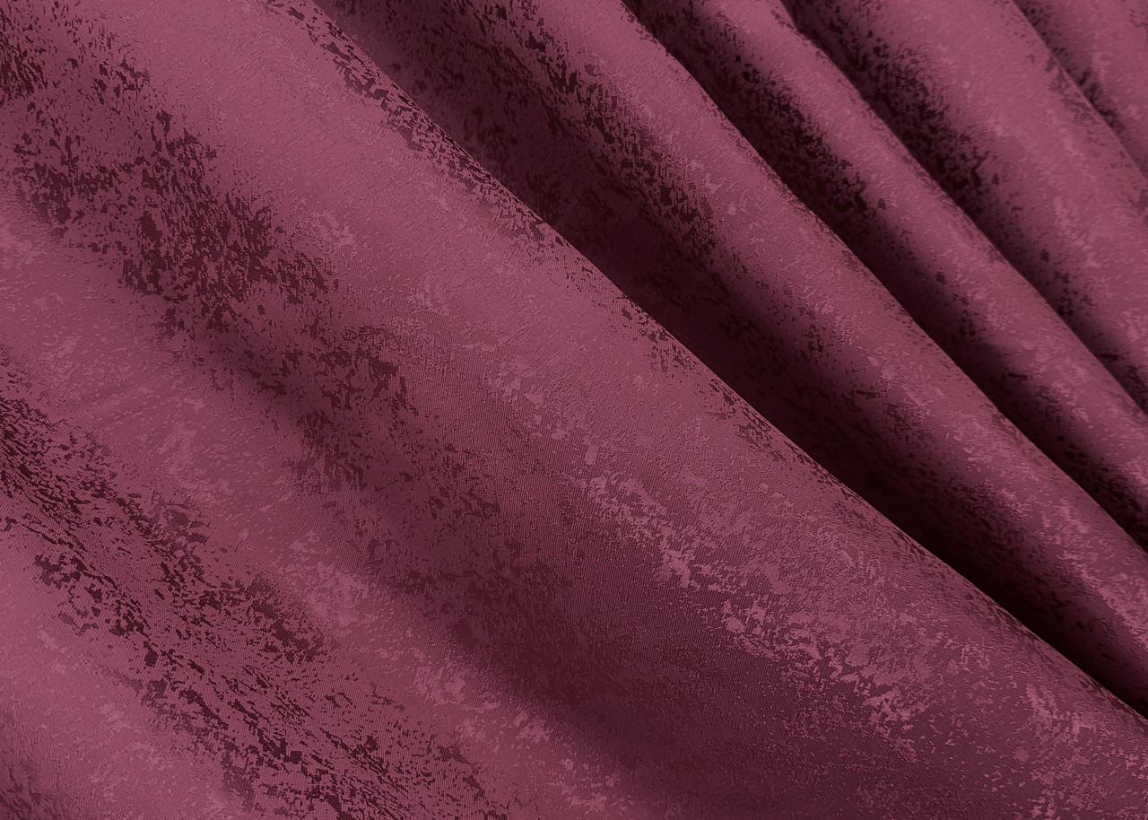 Шторна тканина жакард, колекція "Мармур Al1". Колір марсала. Код 661ш, фото 1