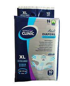 Підгузки Normal Clinic суперпоглинаючі для дорослих XL , 9 кр.(130-170 см)