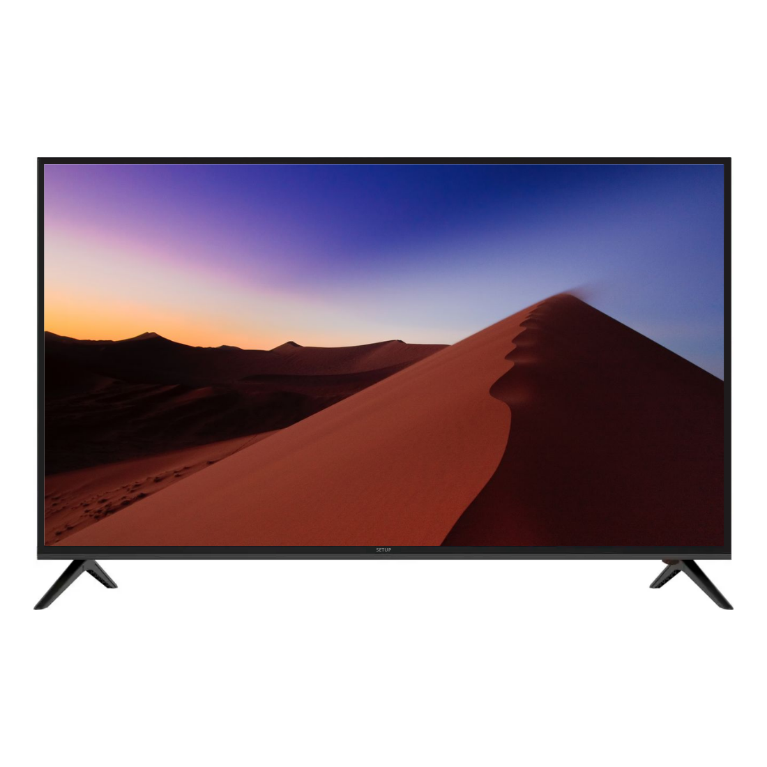 Телевізор смарт SetUP 55" Android 15 120 Гц/Smart TV/DVB/T2/FullHD/USB блютуз пульт, фото 1