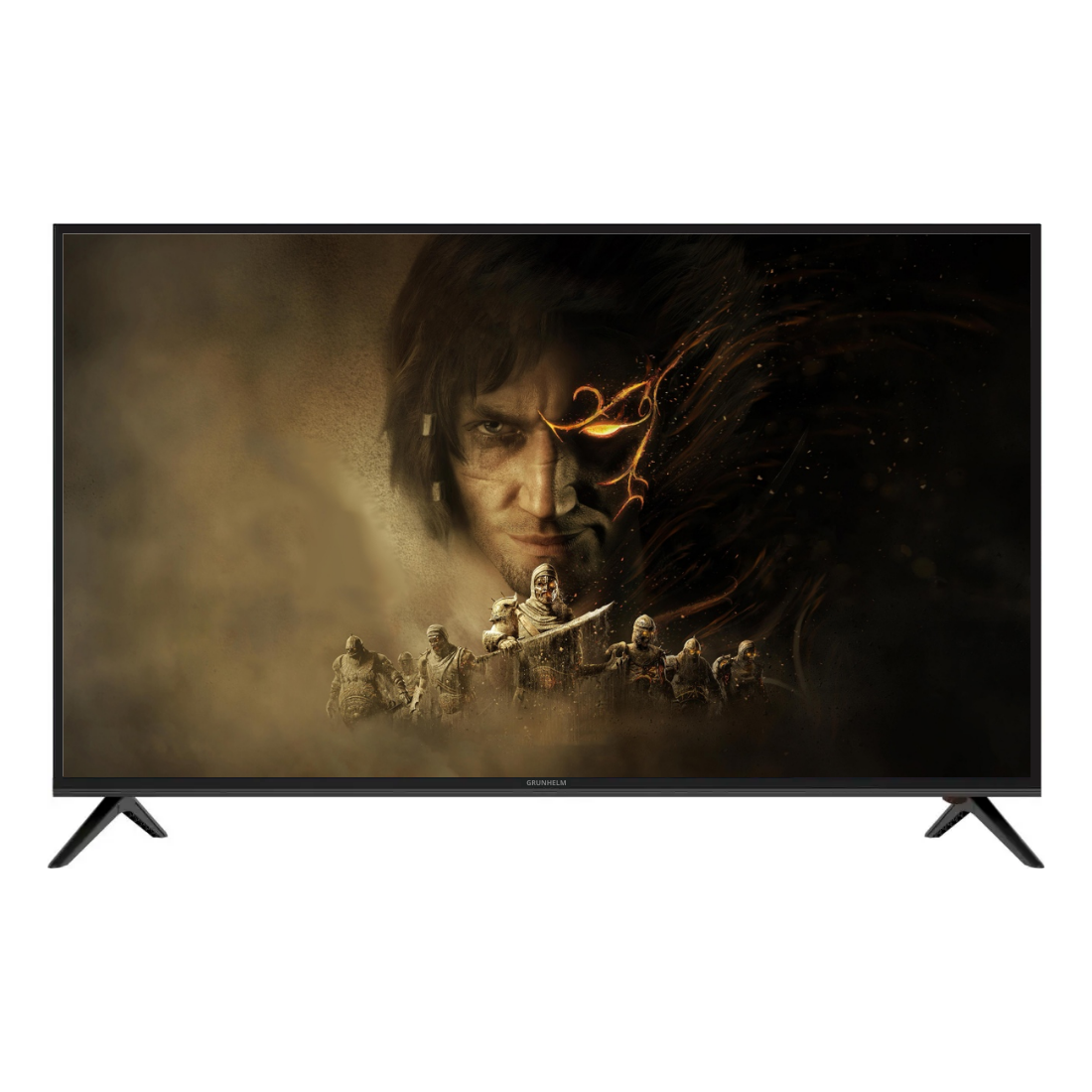 Телевізор смарт Grunhelm 55" I Android 15 120 Гц/Smart TV/DVB/T2/FullHD/USB/ (1980x1080) блютуз пульт