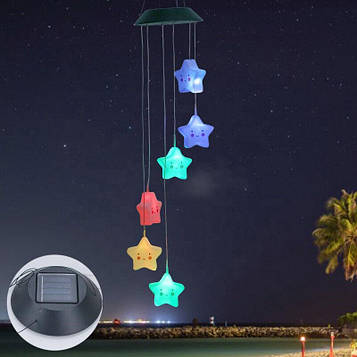 Світильник нічник Star Led Solar на сонячній батареї 16 режимів colors Star Led Solar Night Light 16 режимів