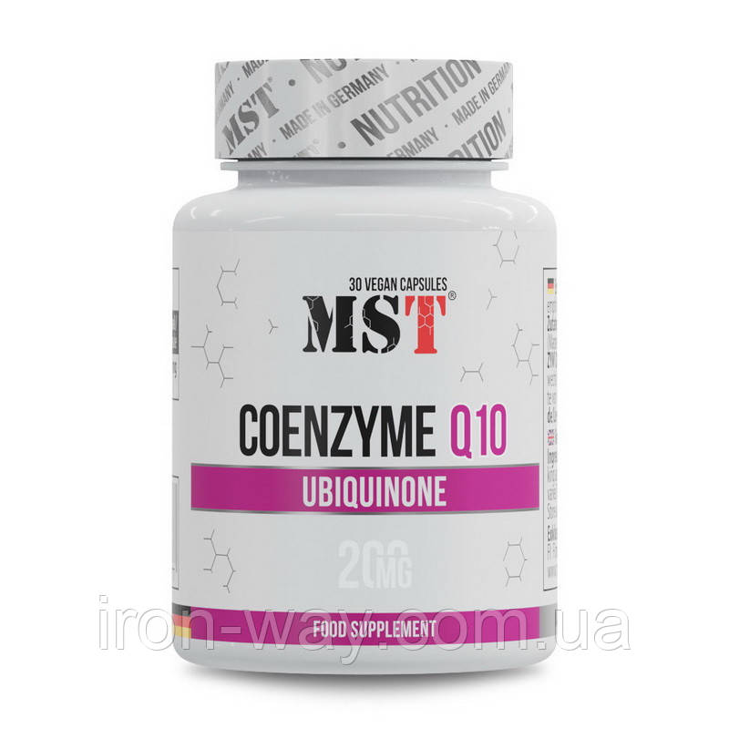 MST Ubiquinol Coenzyme Q10 200 mg (30 veg caps), фото 1