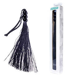 Силіконовий флогер (довжина 26 см) Fetish Boss Series - Silicone Whip Black 10